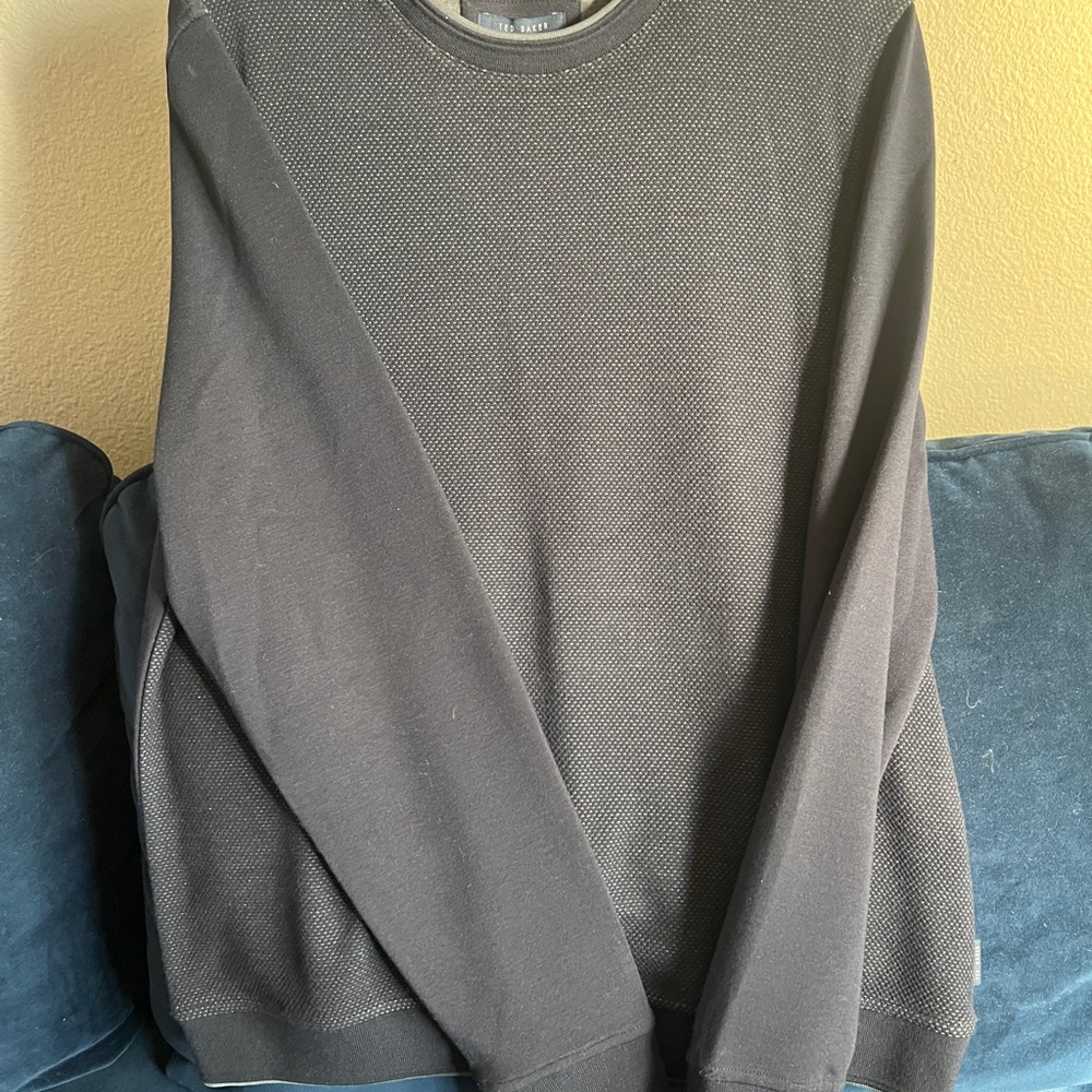 Ted Baker Navy Crewneck Sweater